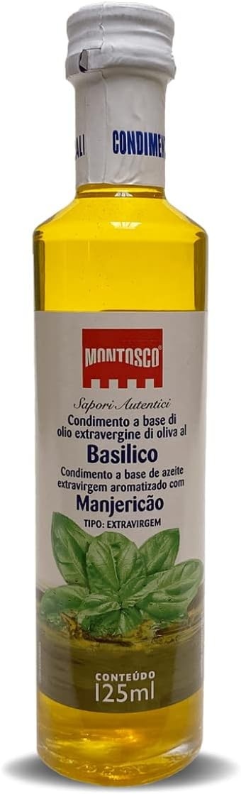Montosco Azeite Extra Virgem Com Manjericão 125Ml