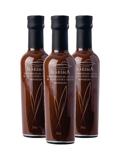 3 Azeites Premiados Extra Virgem Defumado 250ml - Fazenda Irarema