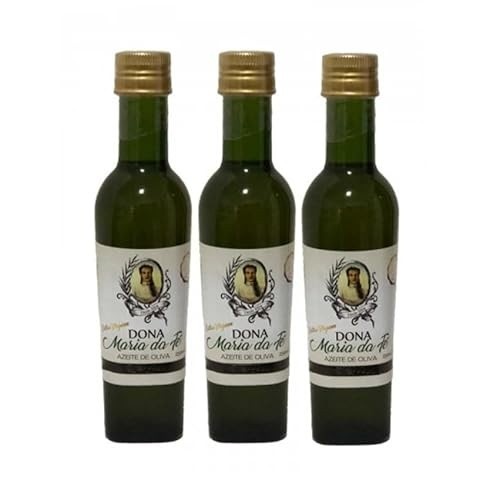 Kit com 3 Vidros de Azeites de Maria da Fé Extra Virgem Blend 250 ml