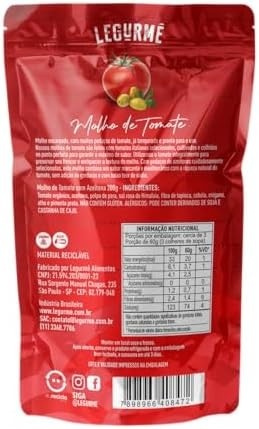 Molho Tomate Org Azeitona Sachê 200g