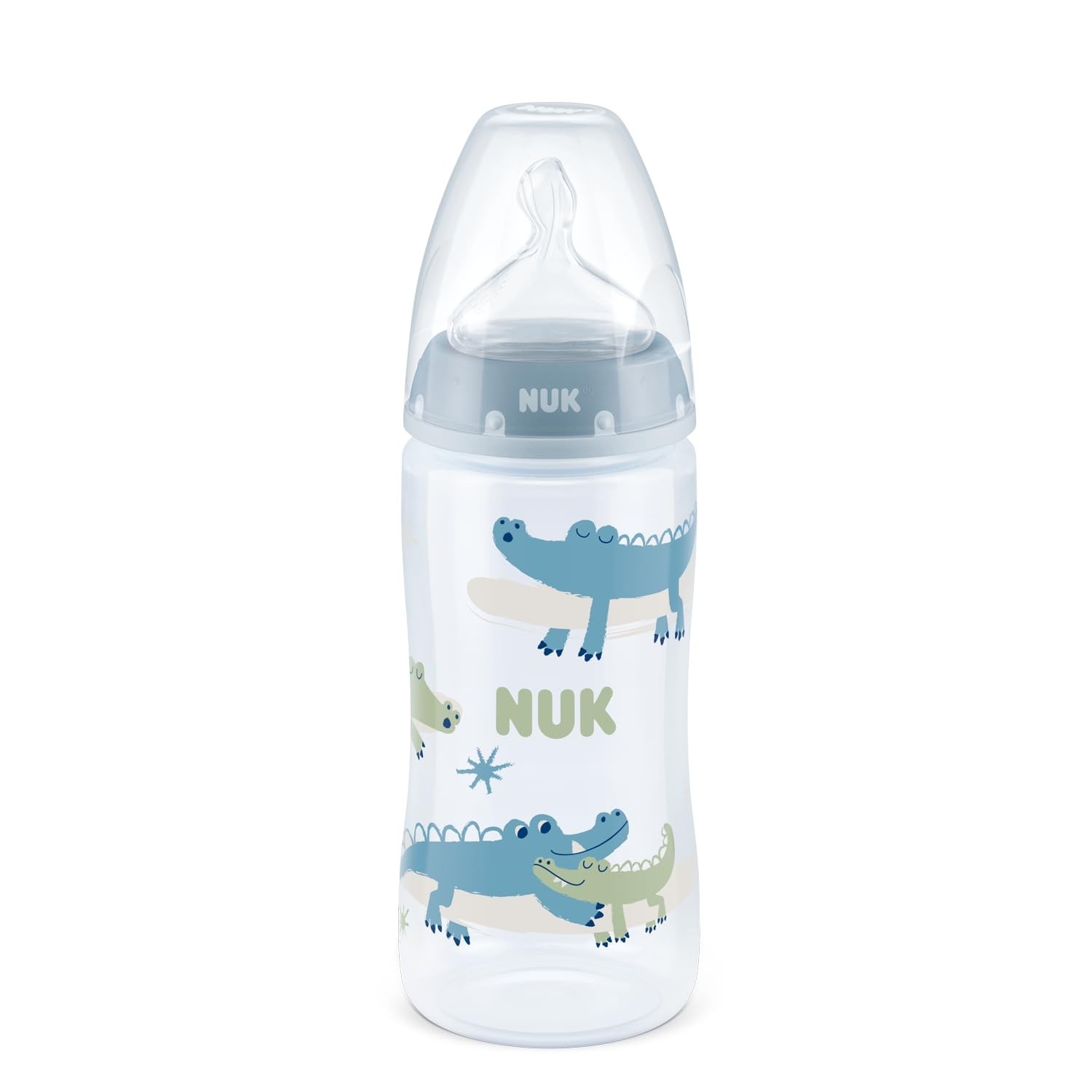 NUK Mamadeira com Controle de Temperatura 360ml - Azul