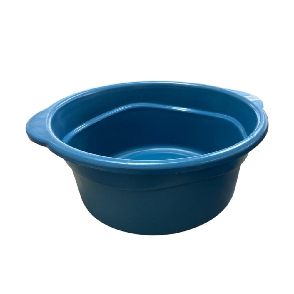 Bacia Redonda 35L Azul em Polipropileno Resistente - Multiuso para Limpeza e Organização