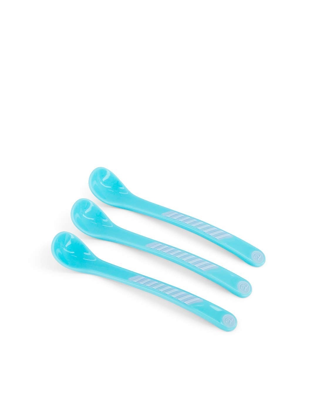 Colher Infantil Twistshake Azul Pastel - Ergonômica, Antiderrapante e Livre de BPA