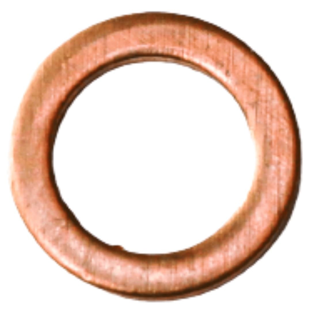 Junta de Cobre Yanmar TC8, TC10, TC11, TC14, B7, B8, B9, B10, NB10, NB13, BT22, BT33, BTD22, BTD33 - Peça de Reposição Essencial