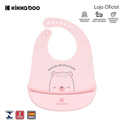 Babador de Silicone KikkaBoo: Hora da Papinha Sem Bagunça!