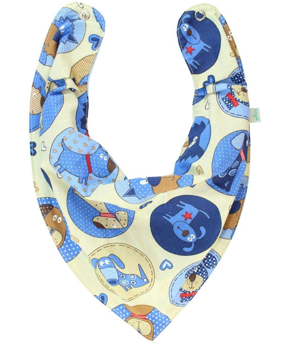 Babador Bandana Impermeável Oogie by Yandoo - Estampas Divertidas para Bebês