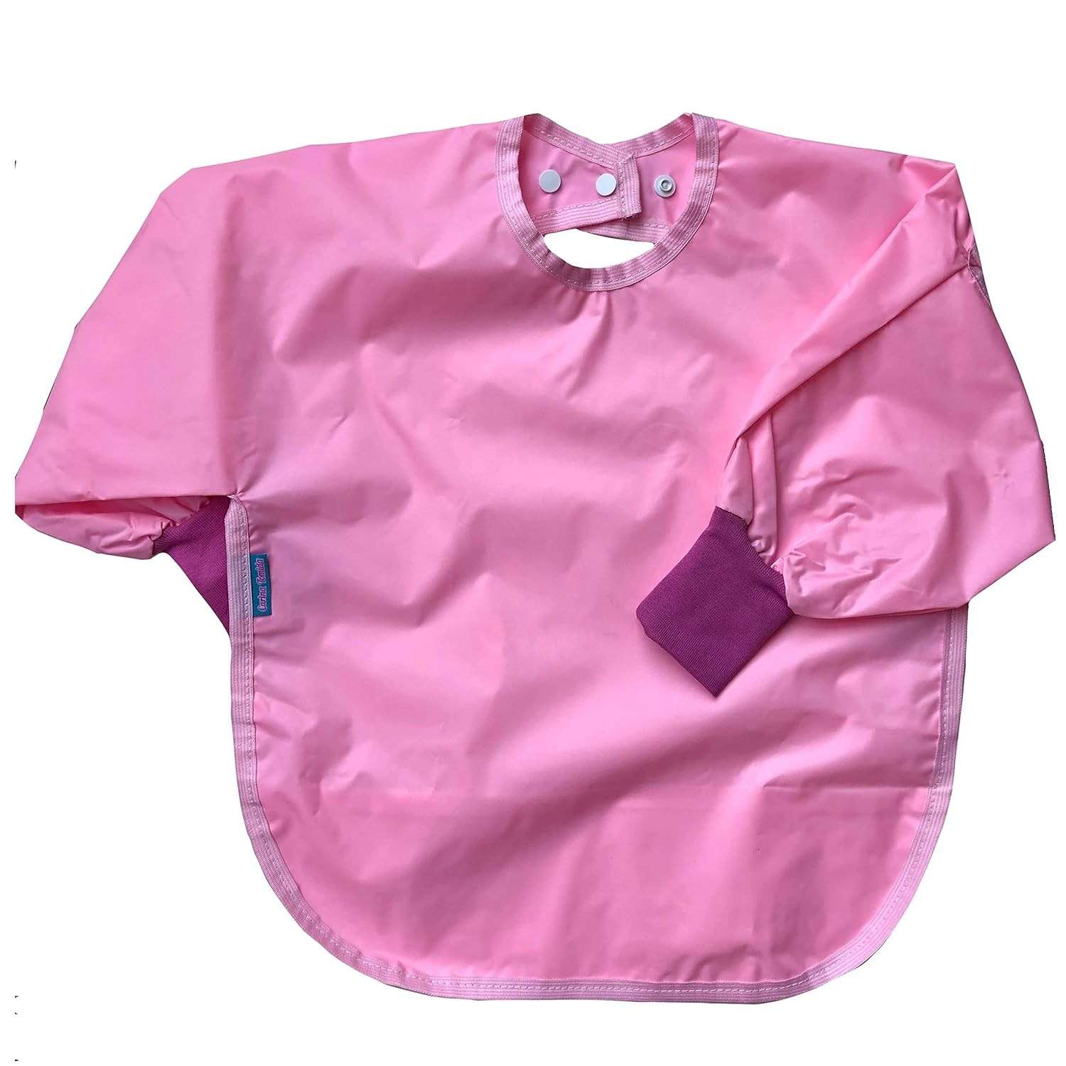 Babador Manga Longa Liso (rosa)