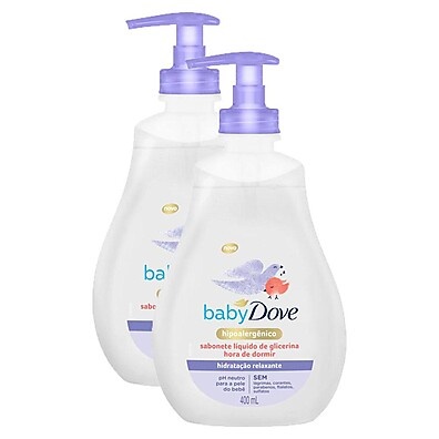 Baby Dove Hora de Dormir: Kit 2 Sabonetes Relaxantes