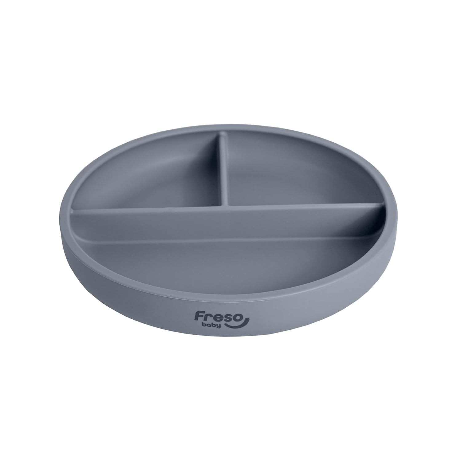 Freso Baby Prato Alimentar em Silicone Atóxico com Ventosa e Divisória - Seguro e Antibacteriano