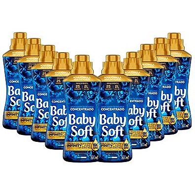 Baby Soft: Amaciante Concentrado 500ml – 25 Lavagens!