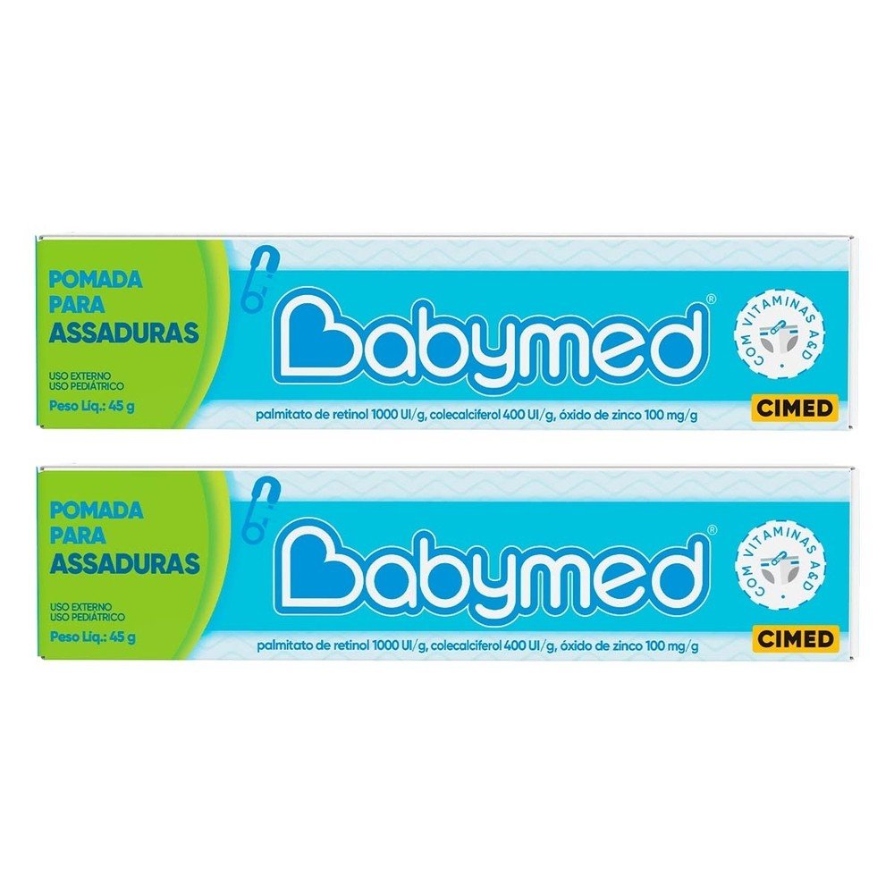 Babymed Azul: Kit 2 Pomadas Antissaduras – Proteção Total!