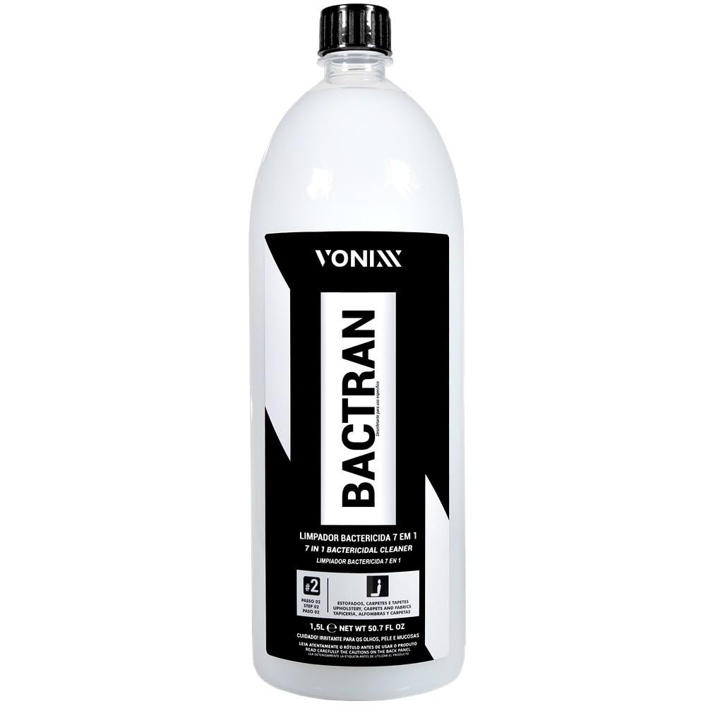 Bactericida Bactran 1,5L Vonixx: Higiene Profunda e Proteção Duradoura para Seu Veículo