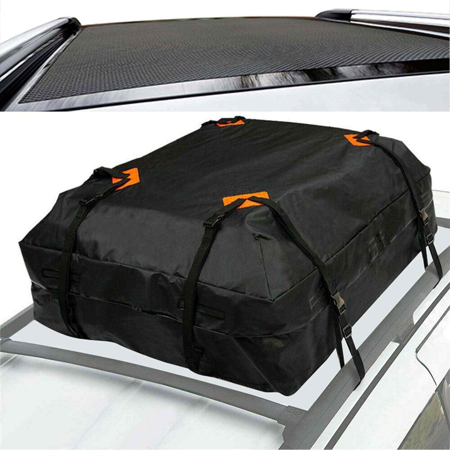Bagageiro de Teto Impermeável Dobrável para Carro - Aumente seu Espaço com Segurança!