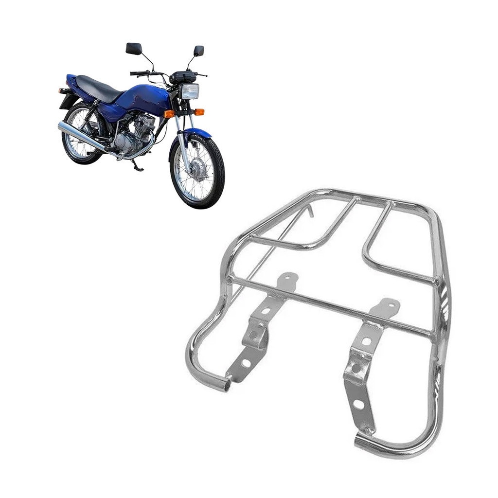 Bagageiro Titan 125: Aço Maciço Pro Tork Sansão