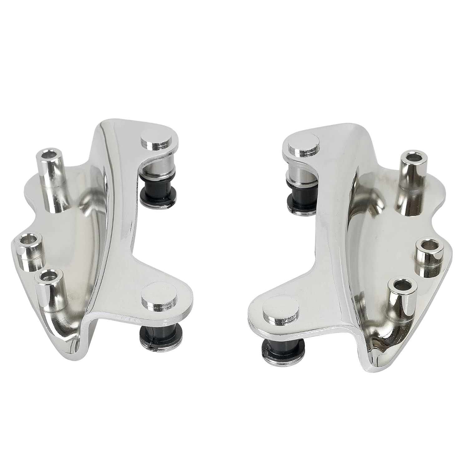 Kit Cromado 4 Pontos para Sissy Bar e Bagageiro - Touring Harley Davidson 2009-2013