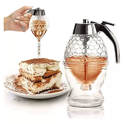 Meleira Honey Dispenser: Mel Sem Bagunça!
