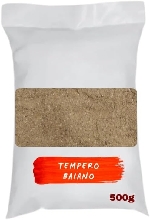 Tempero Baiano em Pó, Condimento Tradicional, Embalagem 500g