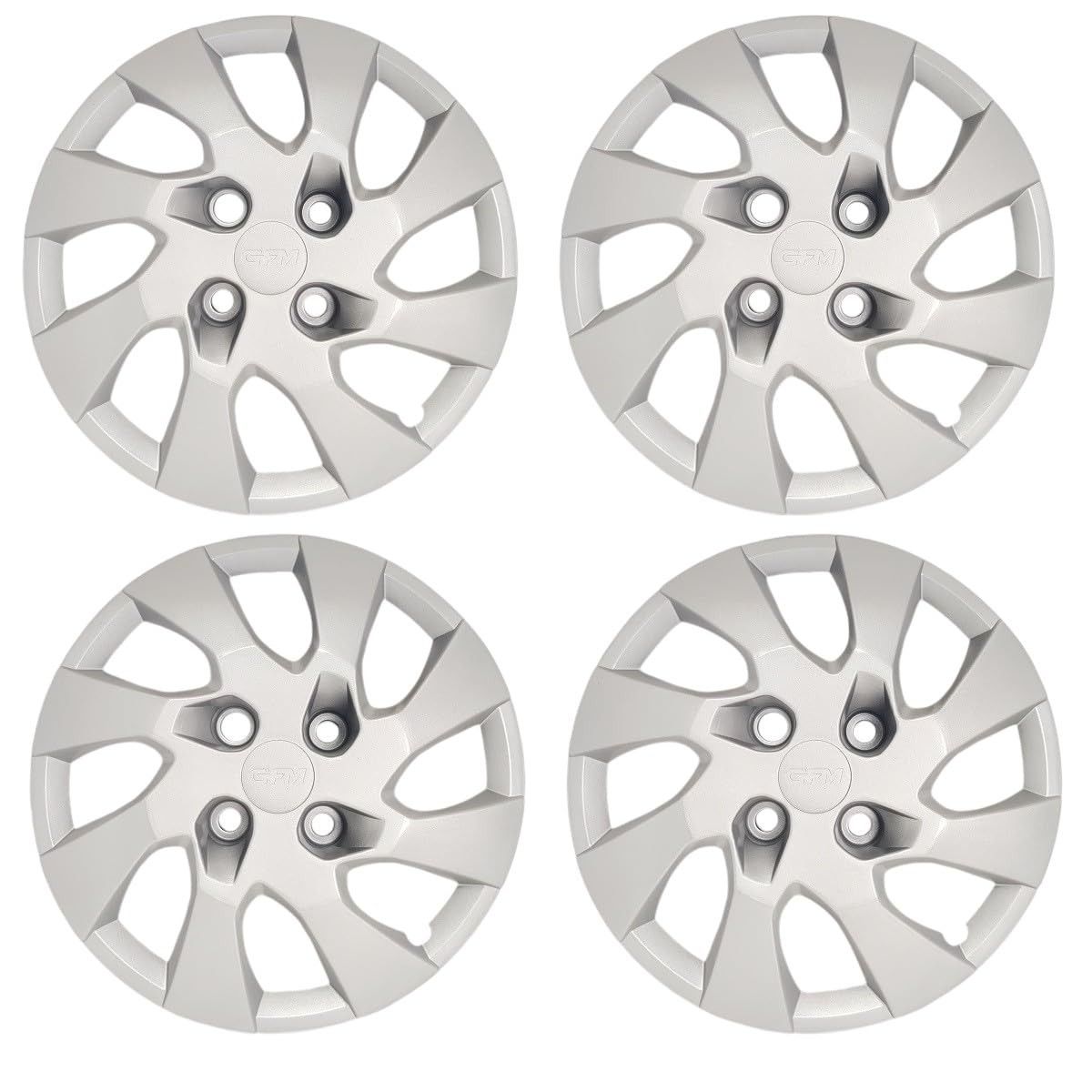 Kit 4 Calotas Aro 13 Prata - Onix e Prisma 2013-2016 (Cubo Baixo)