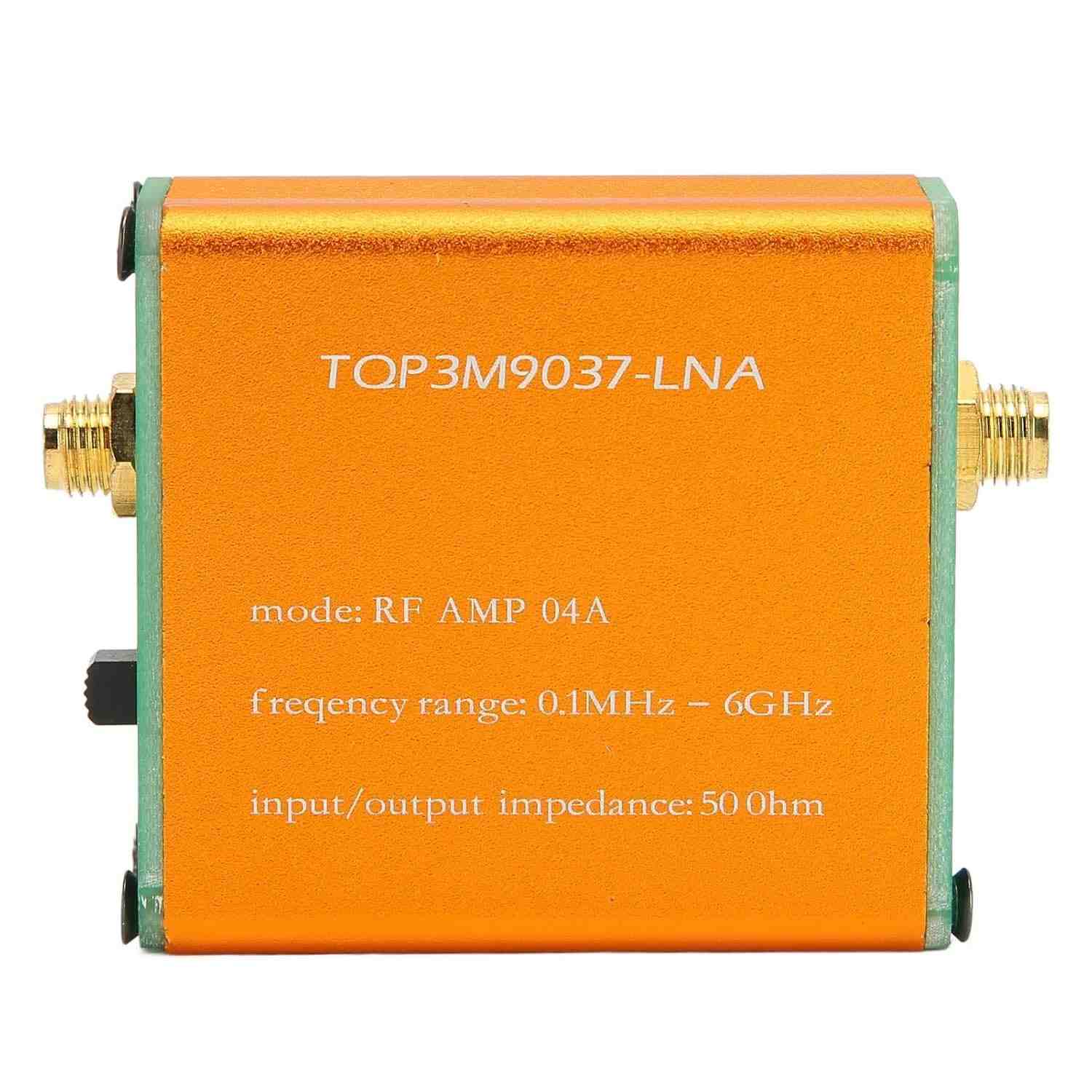 Amplificador RF Fockety Ultra Baixo Ruído | Banda Larga 6 GHz | Ganho 20dB | Ideal Ondas Curtas