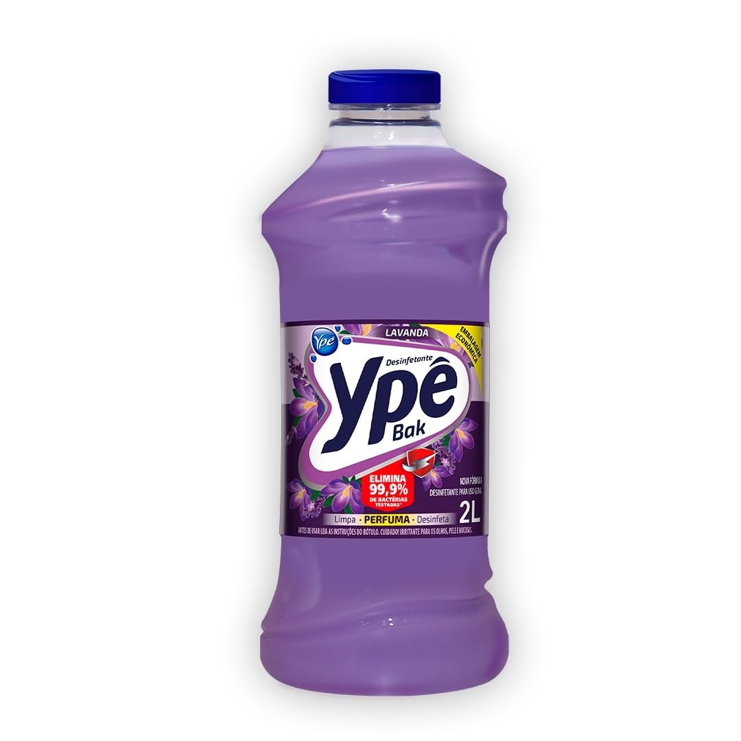 Ypê Desinfetante Bak Lavanda 2L - Limpeza Profunda com Fragrância Refinada