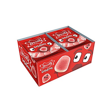Bala de Gelatina Mini Beijo 12un – Docile