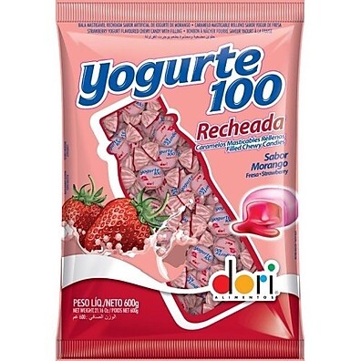 Bala Dori Recheada Yorgute 600g: Sabor Irresistível!
