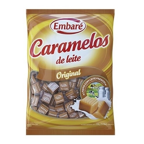 Bala Mastigável Caramelo Baunilha 660g: Sabor Inesquecível!
