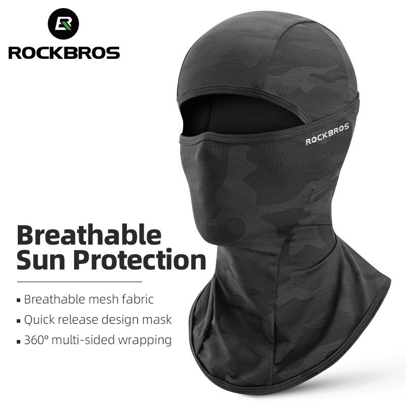 Balaclava Rockbros: Frescor e Proteção UV50+!