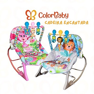 Balanço Bebê ColorBaby: Relax, Música e Diversão!