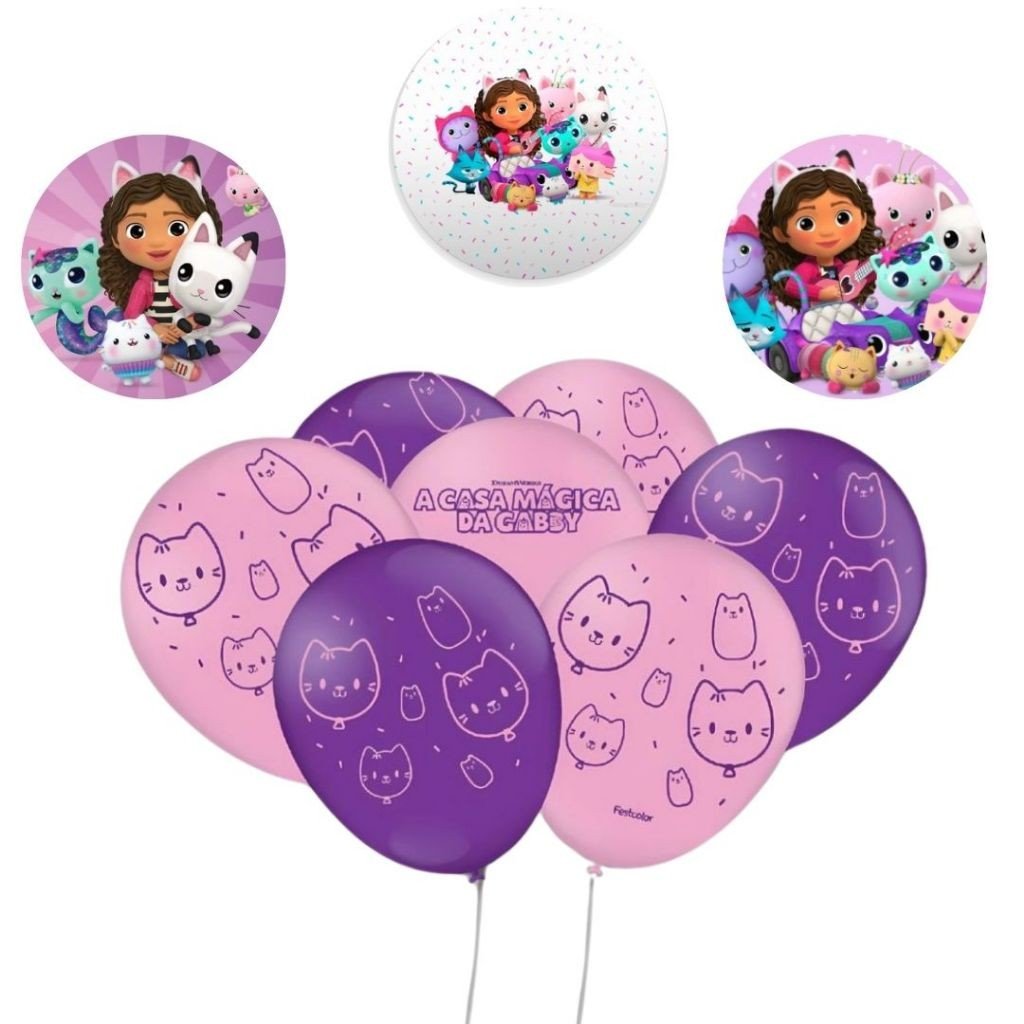 Balão Casa Mágica Gabby: Decore Sua Festa!