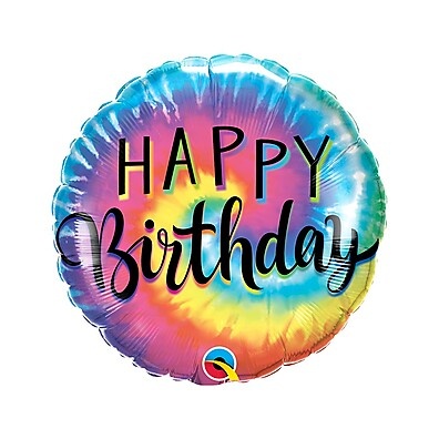 Balão Happy Birthday Tie Dye: Decore Sua Festa!