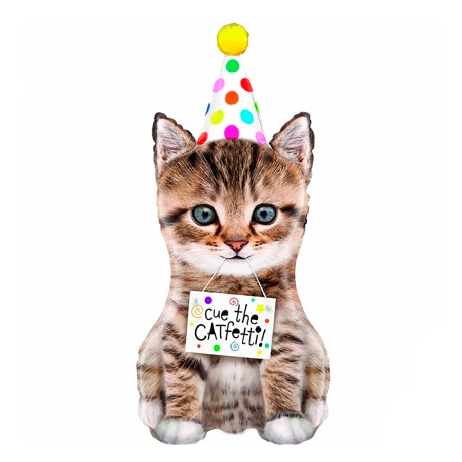 Balão Metalizado Cue The Cat: Decore Sua Festa!