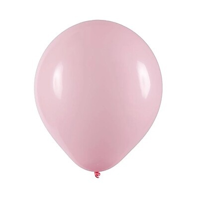 Balão Redondo Rosa Claro 12" 30cm - 24 Unidades Profissional