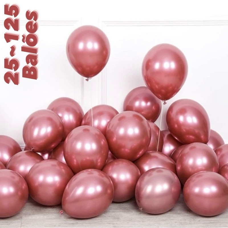 Balão Vermelho Off N°5: Festa Metalizada!
