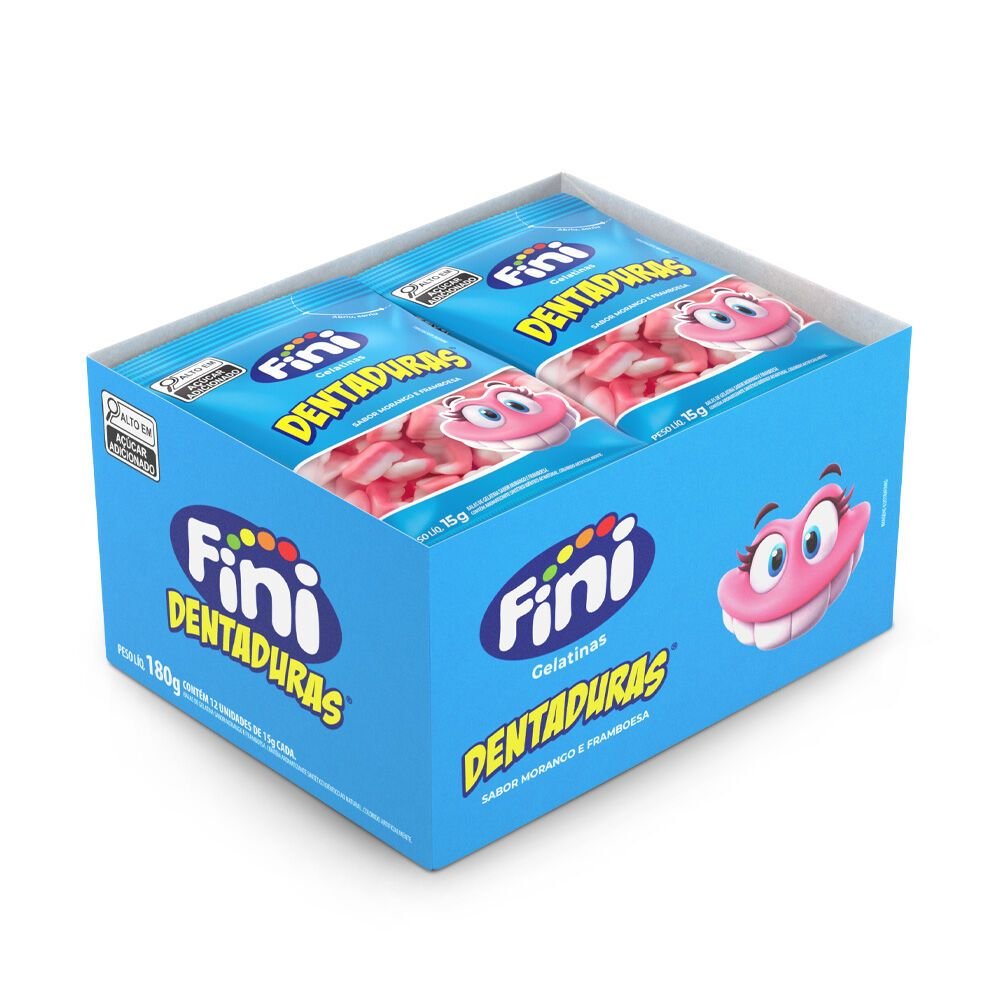 Balas Mini Dentaduras Fini – Diversão e Sabor em Cada Mordida