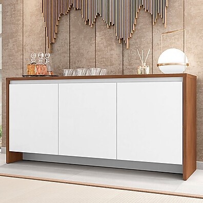 Balcão Buffet Madrid 3 Portas 1 Gaveta – Elegância e Espaço na Sua Sala