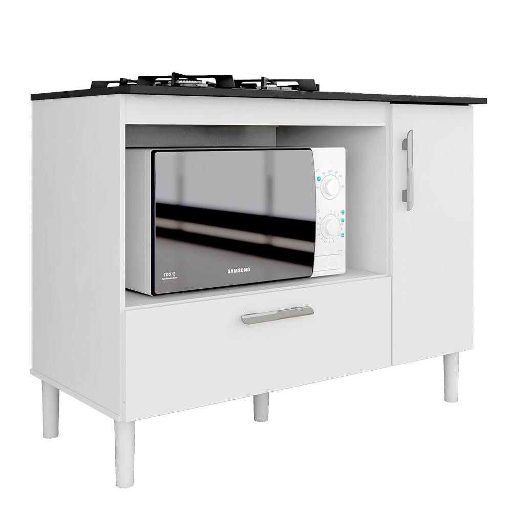 Balcão Cooktop Mila: Cozinha Completa e Organizada