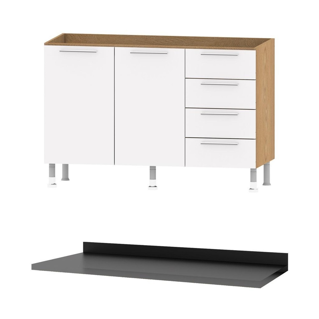 Balcão Cozinha Ditália Aspen: Organize e Decore!