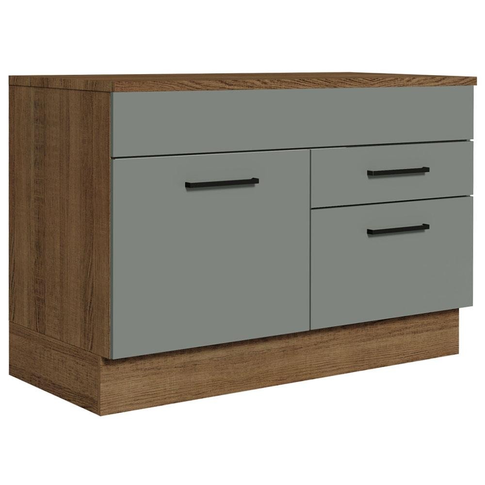 Balcão de Cozinha 120cm Agata: Organize com Estilo!