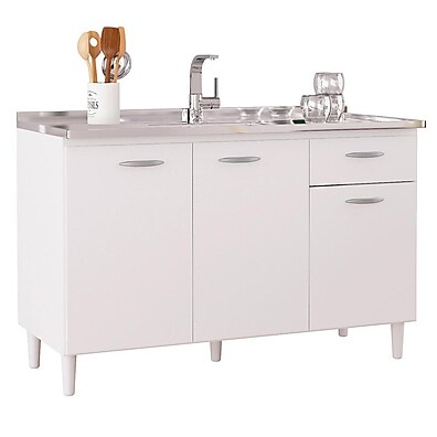 Balcão de Cozinha 120cm Inox: Praticidade e Elegância