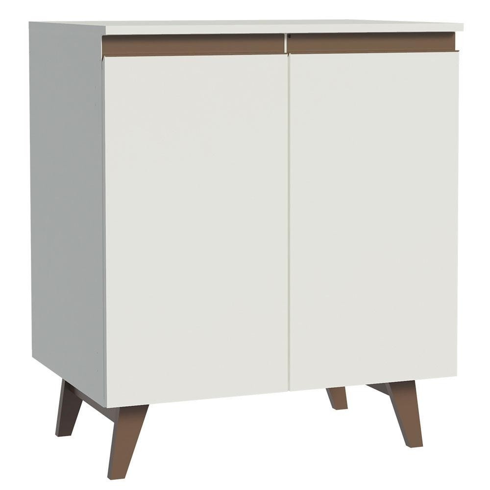Balcão de Cozinha 70cm Branco Reims Madesa