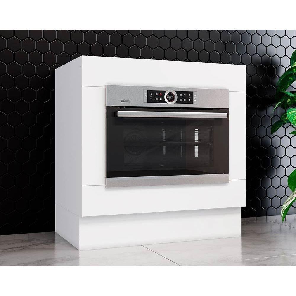 Balcão de Cozinha 80cm: Cooktop e Forno!