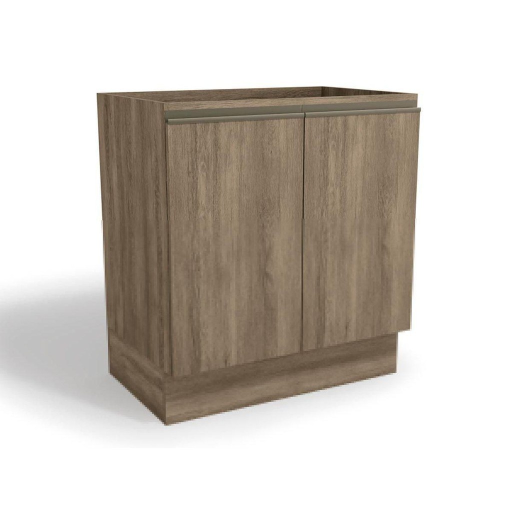 Balcão de Cozinha 80cm Nogal Kappesberg Maxxi G744