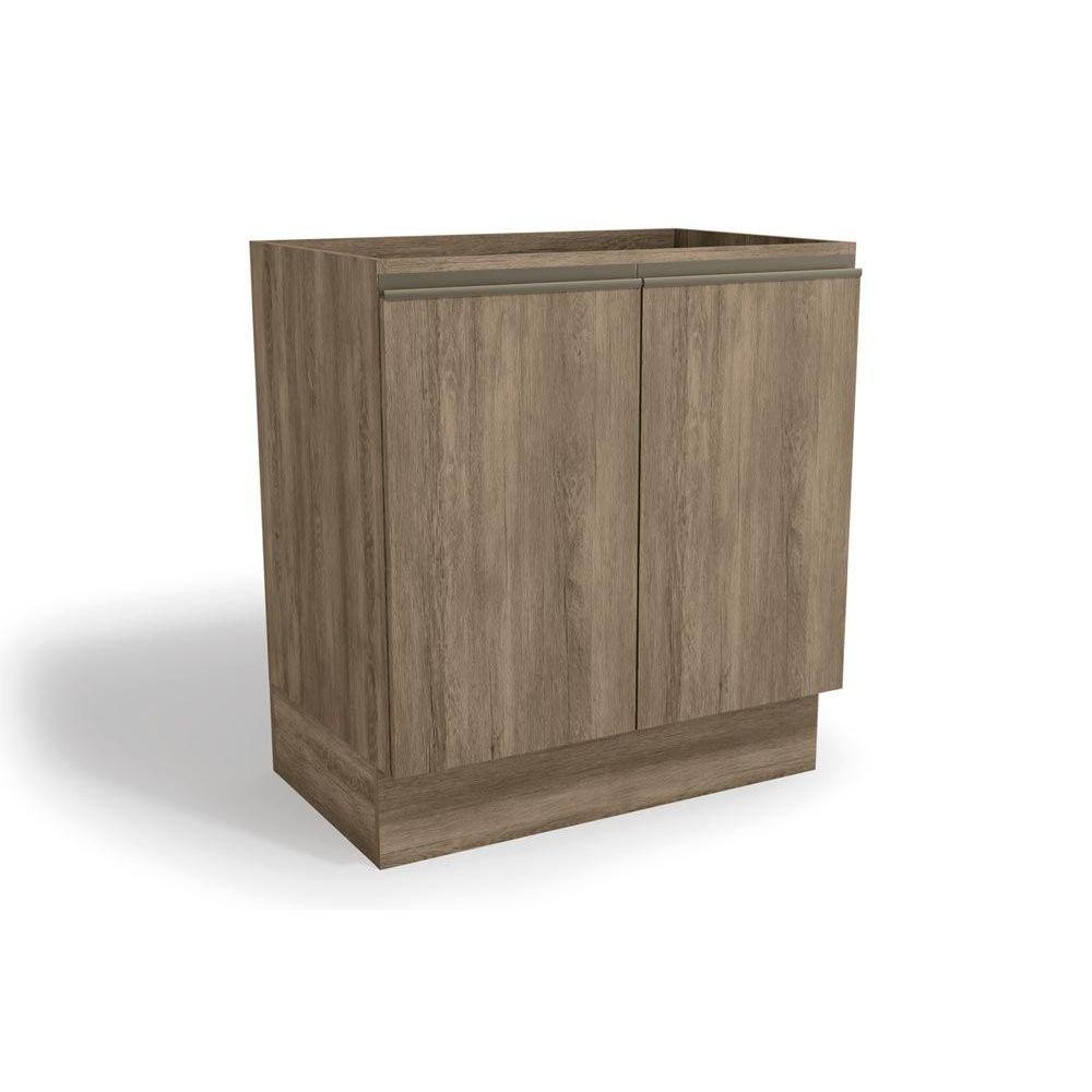 Balcão de Cozinha 80cm Nogal Maxxi G744 Kappesberg