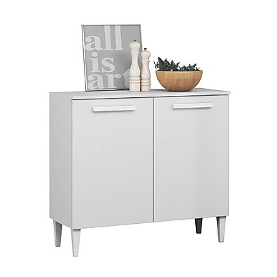 Balcão de Cozinha Branco Isabelle: Organize com Estilo!