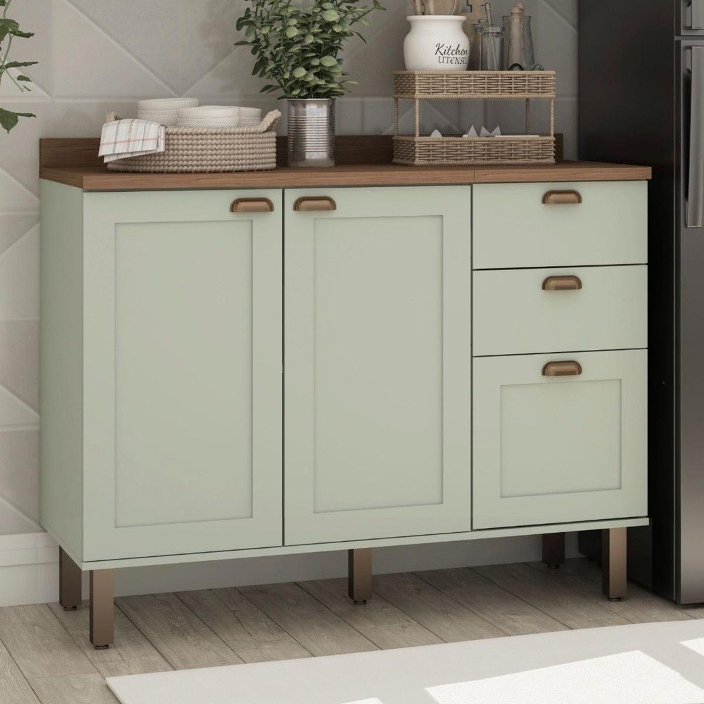 Balcão de Cozinha Hortelã: Organize com Estilo!