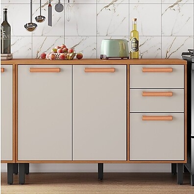 Balcão de Cozinha Nápoles 120cm: Organize com Estilo!
