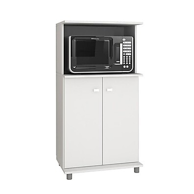Balcão Multiuso CR20007 Branco: Organização e Estilo na Sua Cozinha