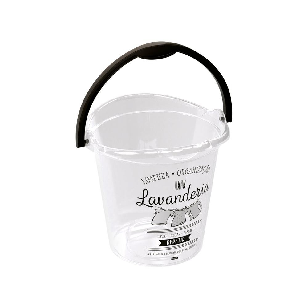 Balde 12L Plasutil: Limpeza e Organização!