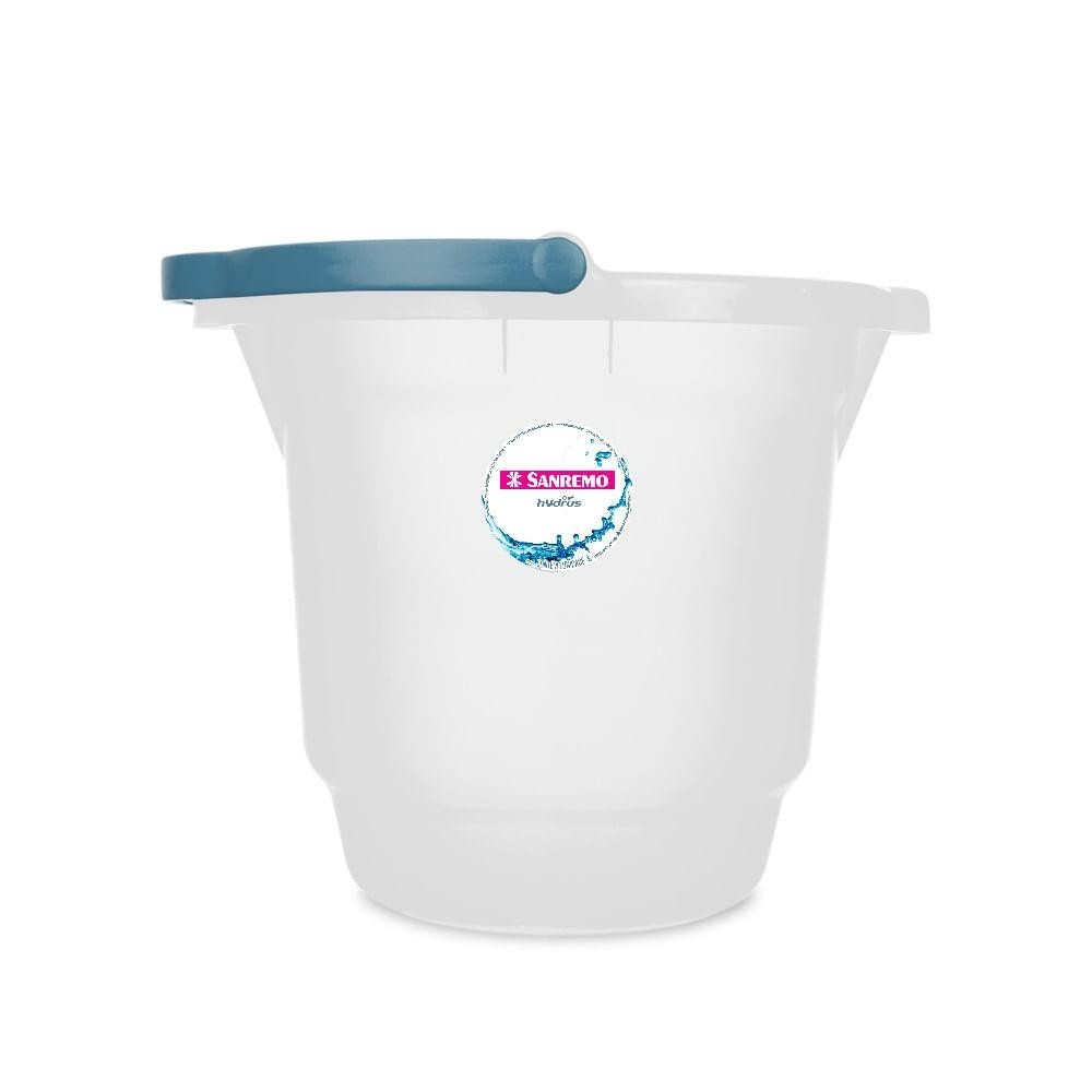 Balde 8,5L Hydrus Sanremo: Prático e Transparente